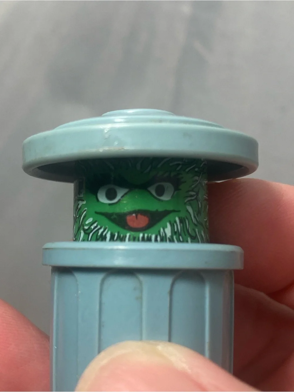Vintage 1970s Fisher-Price Sesame Street Oscar The Grouch Little People Muppets